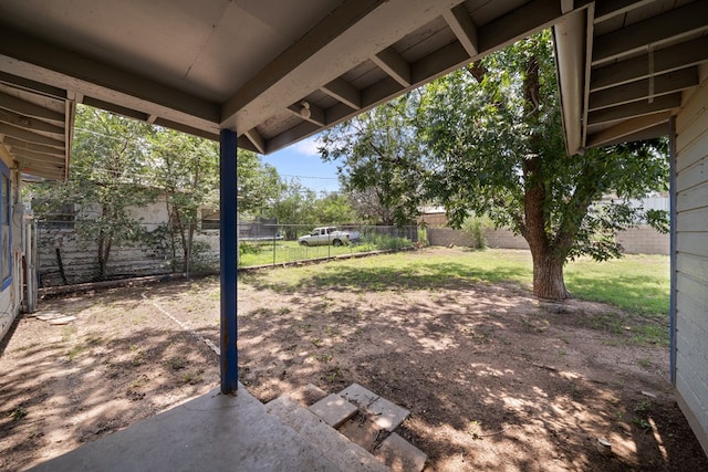 1410 Tucson Rd, Big Spring, TX 79720 - view of fenced backyard