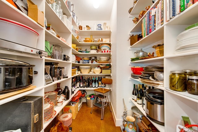 view of pantry