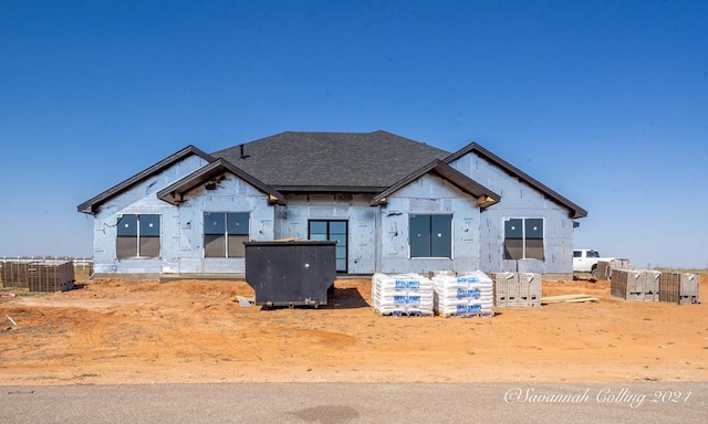 view of property under construction