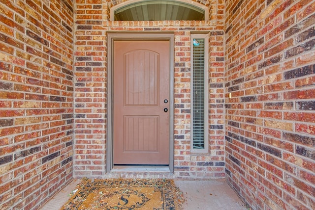 418 Orourke, Midland, TX 79706 - view of exterior entry with brick siding