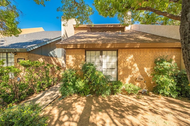 view of rear view of property