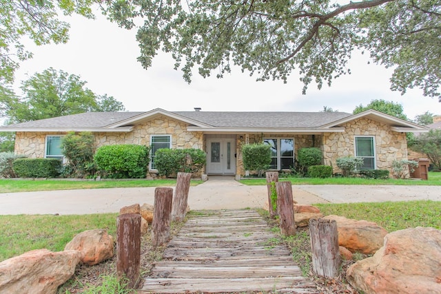 view of ranch-style house