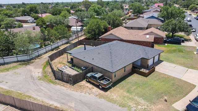 1604 Mcdonald St, Midland, TX 79703 - aerial perspective of suburban area