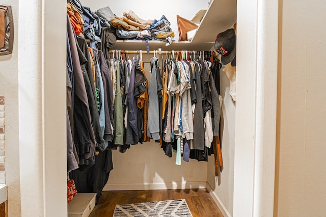 1604 Mcdonald St, Midland, TX 79703 - spacious closet with wood finished floors