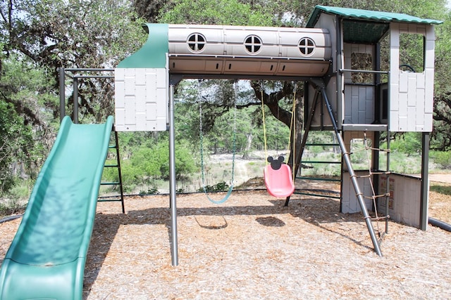 view of jungle gym