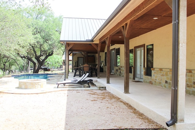 view of patio