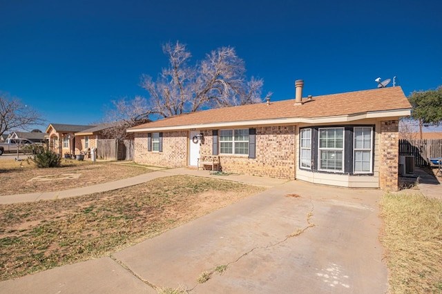 view of ranch-style house