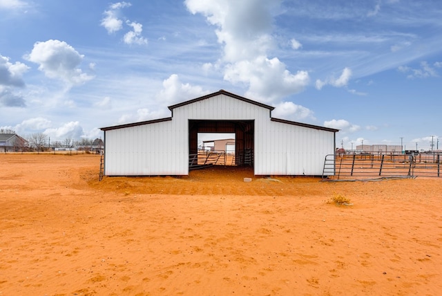 view of outdoor structure