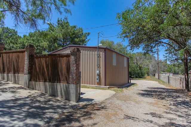 view of outbuilding