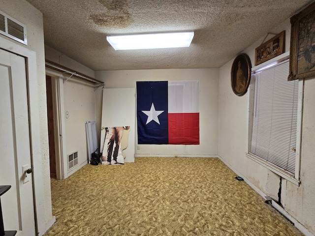 6101 Fm 715, Midland, TX 79706 - below grade area with carpet floors and a textured ceiling