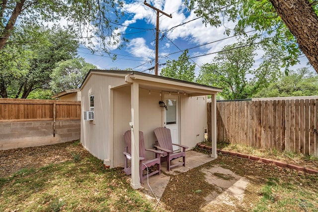2008 Bedford Dr, Midland, TX 79701 - view of outbuilding featuring a fenced backyard and an outbuilding