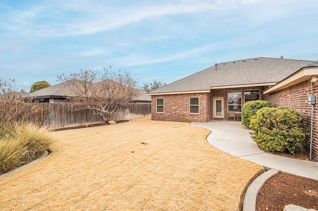 exterior space with a patio area