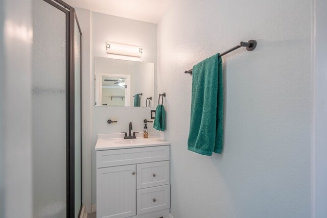 1829 Petroleum Dr, Odessa, TX 79762 - full bathroom featuring vanity and a stall shower