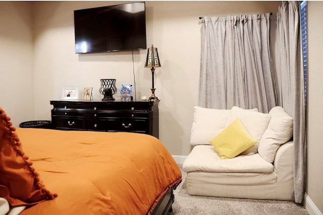 bedroom featuring baseboards