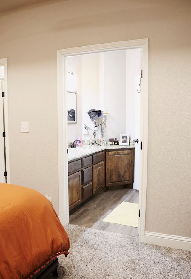 bathroom with baseboards