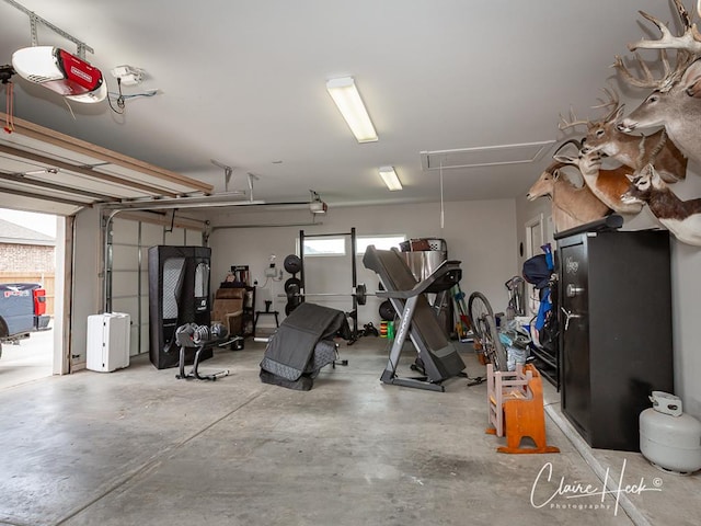 5300 Balfour Ct, Midland, TX 79707 - garage featuring a garage door opener
