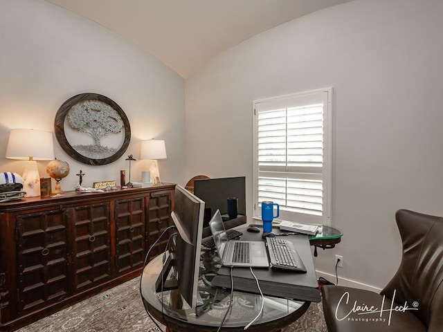 5300 Balfour Ct, Midland, TX 79707 - office with vaulted ceiling