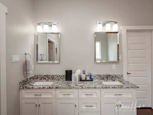 5300 Balfour Ct, Midland, TX 79707 - bathroom featuring double vanity