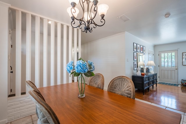 2209 Shell Ave, Midland, TX 79705 - dining space with a chandelier