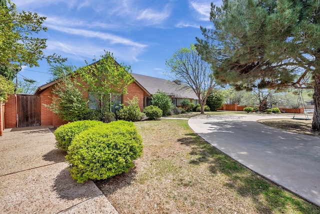 view of front of home