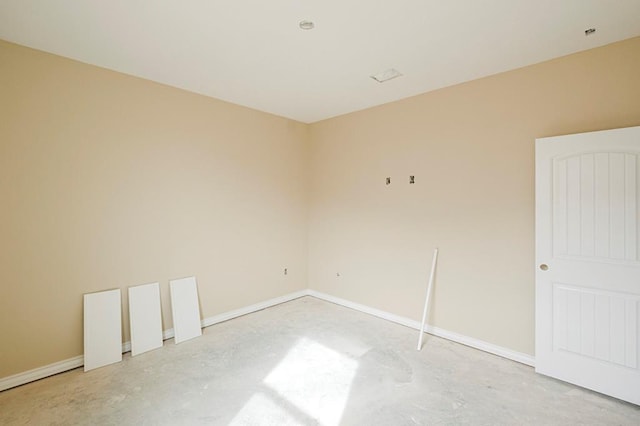 2201 S County Rd 1059, Midland, TX 79706 - empty room featuring baseboards and concrete floors
