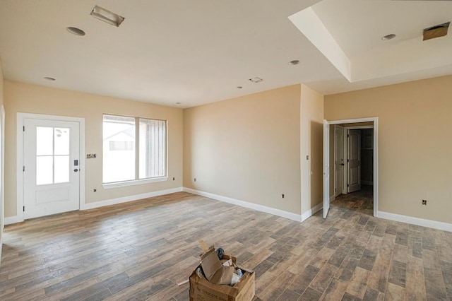 2201 S County Rd 1059, Midland, TX 79706 - spare room featuring baseboards and light wood finished floors