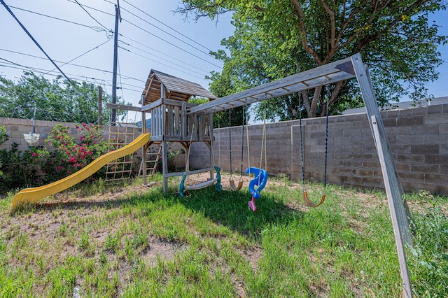 view of play area