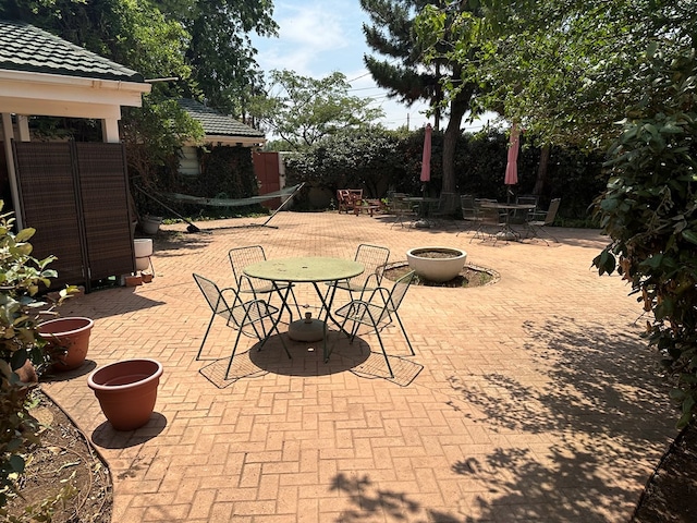 view of patio