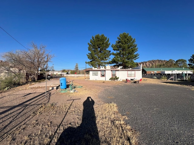 view of manufactured / mobile home