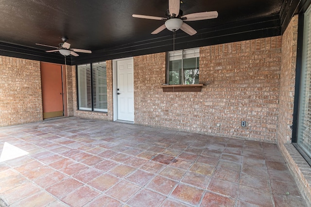 1017 Ward St, Midland, TX 79701 - view of patio featuring a ceiling fan