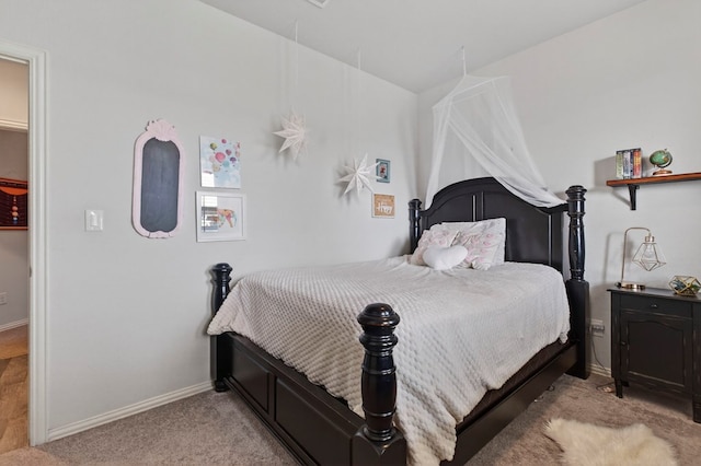 1307 Pavilion Pkwy, Midland, TX 79705 - bedroom featuring light colored carpet, baseboards, and attic access
