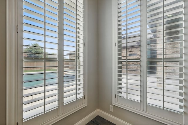 detailed view of baseboards