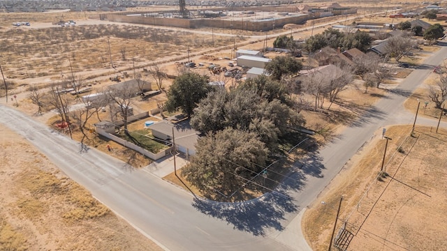 bird's eye view featuring a rural view