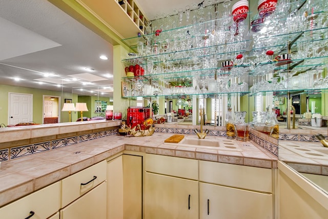 bar with a dry bar