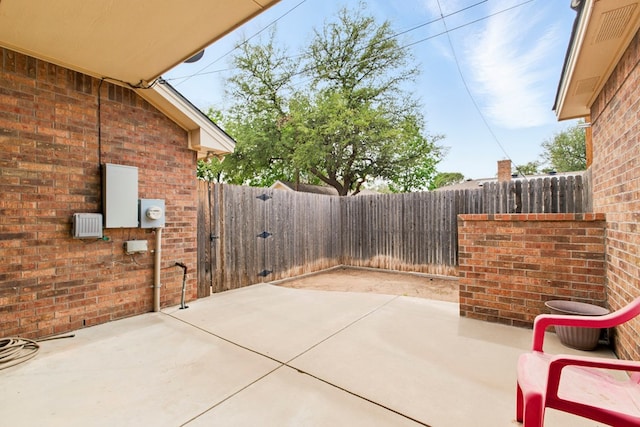 1601 Monterrey Dr, Midland, TX 79703 - view of patio with a gate