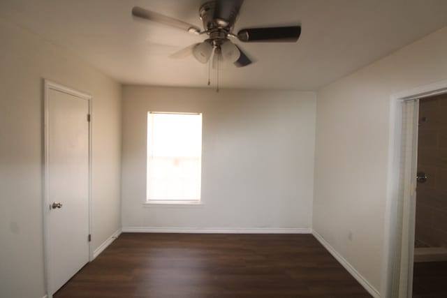 309 W Estes Ave, Midland, TX 79701 - spare room featuring wood finished floors and a ceiling fan