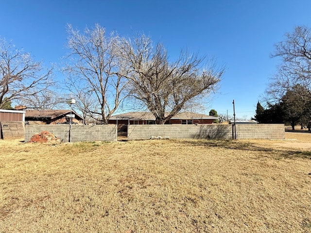 view of yard