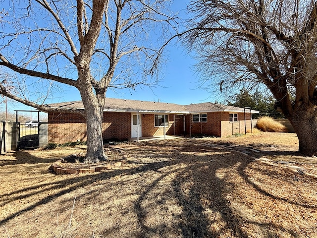 view of back of property