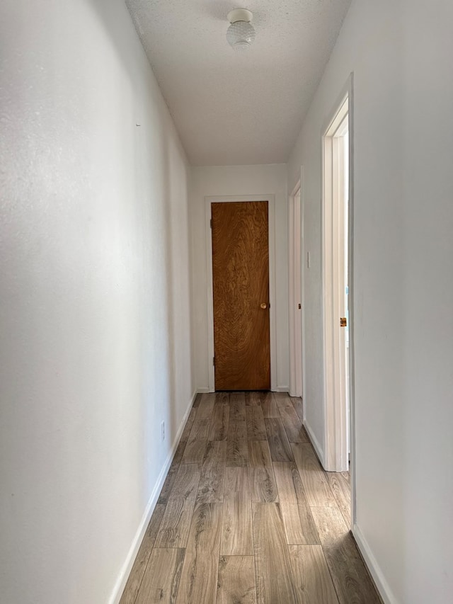 hallway featuring light hardwood / wood-style flooring