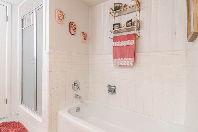 3108 Seaboard Ave, Midland, TX 79705 - full bathroom with a stall shower and a garden tub
