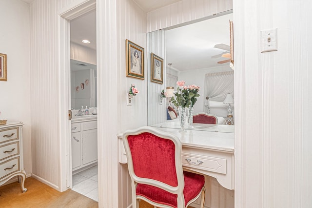 3108 Seaboard Ave, Midland, TX 79705 - bathroom with vanity and baseboards