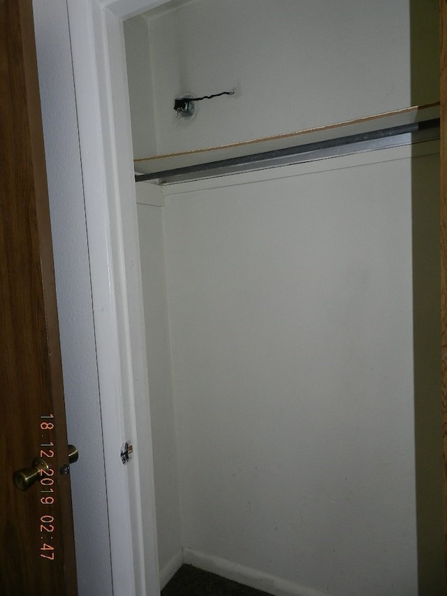 view of closet