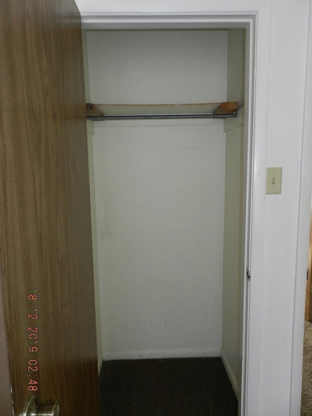 view of closet