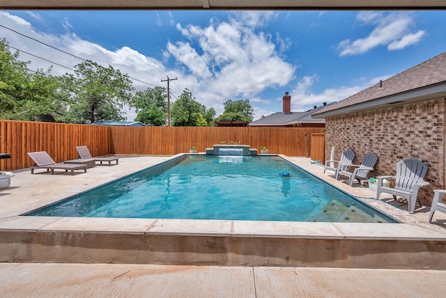 3513 Stanolind Ave, Midland, TX 79707 - view of pool featuring a patio and a fenced backyard