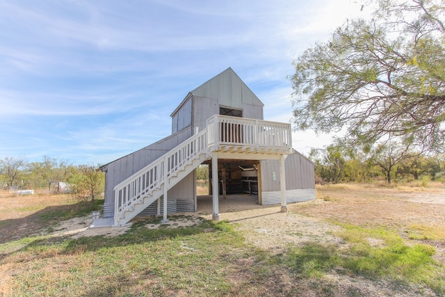 view of back of property