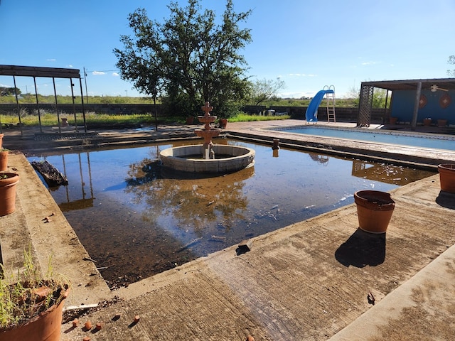 view of pool