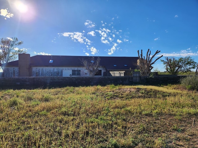 view of back of property