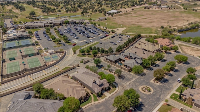 drone / aerial view featuring a residential view