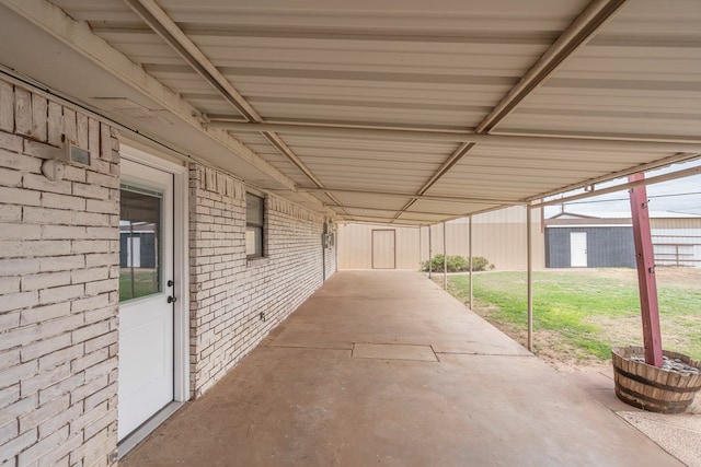 10807 E County Rd 104, Midland, TX 79706 - view of patio / terrace with an attached carport