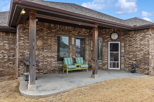 view of patio / terrace with grilling area